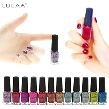 Дропшиппинг 6 мл lulaa металлический лак для ногтей vernis a ongle 170524