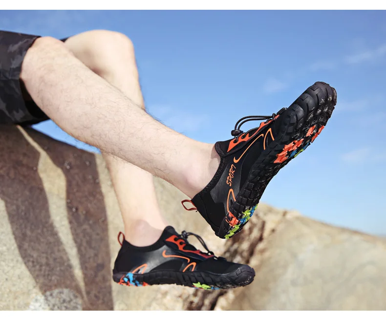 Clorts Five Finger Summer Quick-drying Outdoor Beach Shoes for Men Women (17)
