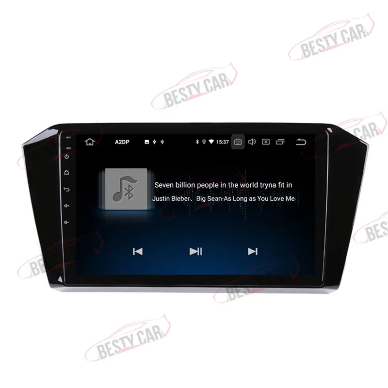 Best 10.1" Android 9.0 Car Multimedia Player Stereo GPS Navigation for VW Magotan Passat B8 2015 16~18 Head Unit Radio DSP 2.5D+IPS 5