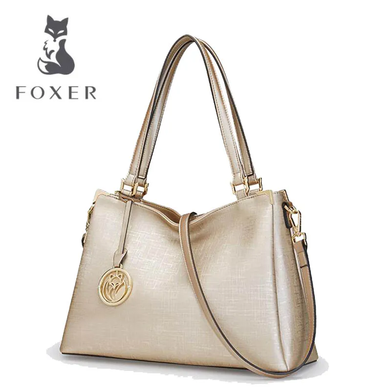 

FOXER Women bag 2018 new serpentine fashion shoulder Messenger Bag Handbag