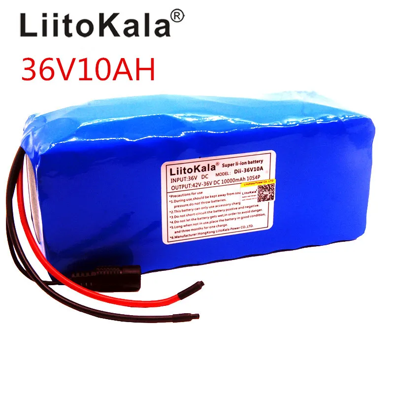 Liitokala 36V 10AH велосипед электрический автомобиль батарея скутер высокой емкости