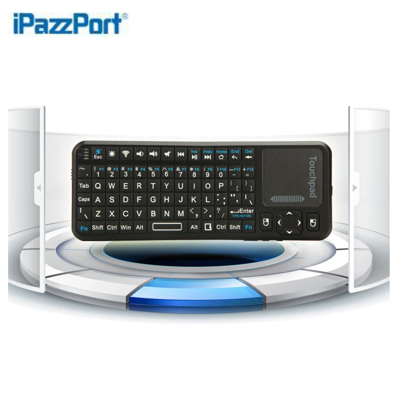 Mini Wireless Keyboard touchpad Keyboards 2.4G Handheld LED backlight