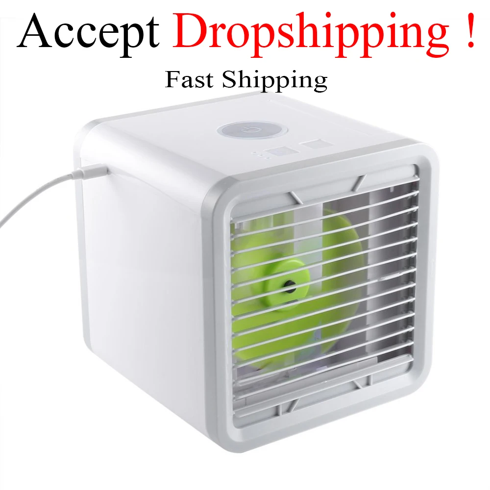 

Air Cooler USB Compact Size Powerful Handy Cooler Table Desktop Fan Cooler Air Conditioning Cooler Fan Household Office