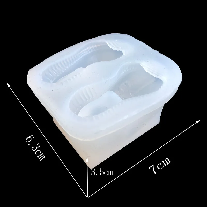 Форма кокосового башмака, эпоксидная силиконовая форма, инструменты для украшения тортов из мастики, кухонные формы для выпечки, желе, мусс, торт, шоколадная форма