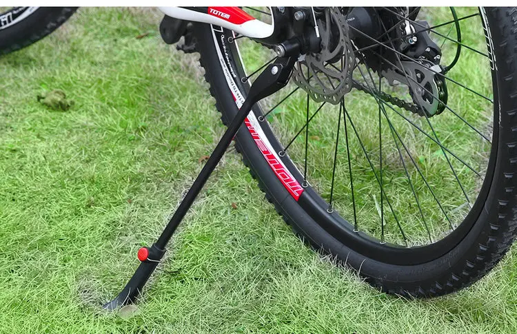 Велосипедная подножка, регулируемая алюминиевая велосипедная боковая Складная велосипедная боковая стойка, парковочная ножная штанга, костюм для 2" 27,5" 2", запчасти для велосипеда