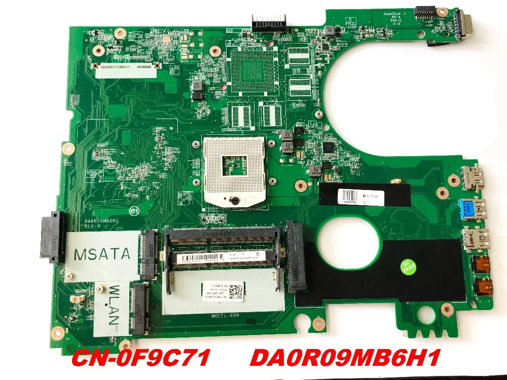 Для Dell 5720 7720 Материнская плата ноутбука SLJ8C HM77 CN-0F9C71 DA0R09MB6H1 протестированный отлично разъемы