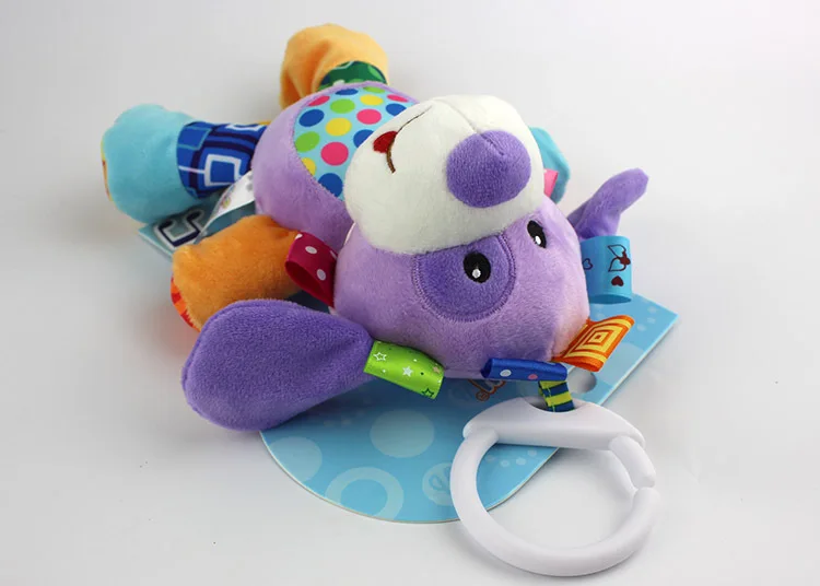 Brinquedos do Bebê Educativos para Recém-nascidos Meses Animal Chocalho Apaziguar Boneca Bonito Elefante Leão Sapo Cão Brinquedos Bebês Música Móvel 0-12 11 Brinquedos e hobbies