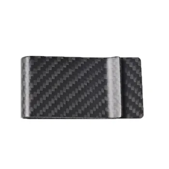 

Car Accessories Carbon Fiber Slim Card Holder Minimalist Wallet Credit Card Money Bill Clip Hot Sales Car-Styling