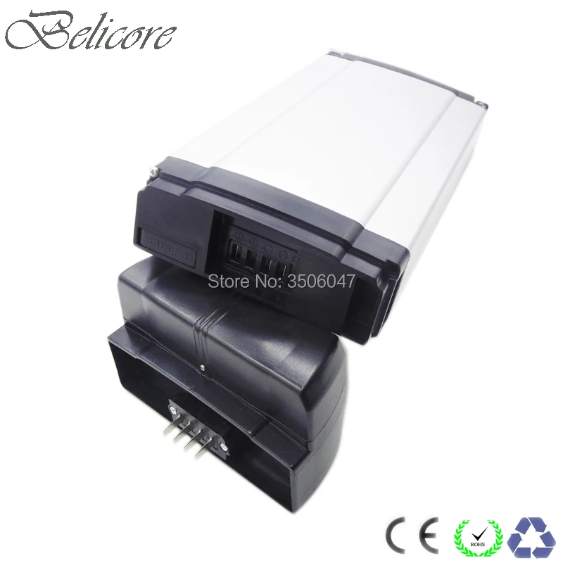 Perfect 36 volt 350w 500w rear rack style e-bike battery 36v 13ah 14.5ah 15ah 16ah 17ah 17.5ah electric cargo bicycle tricycle battery 2