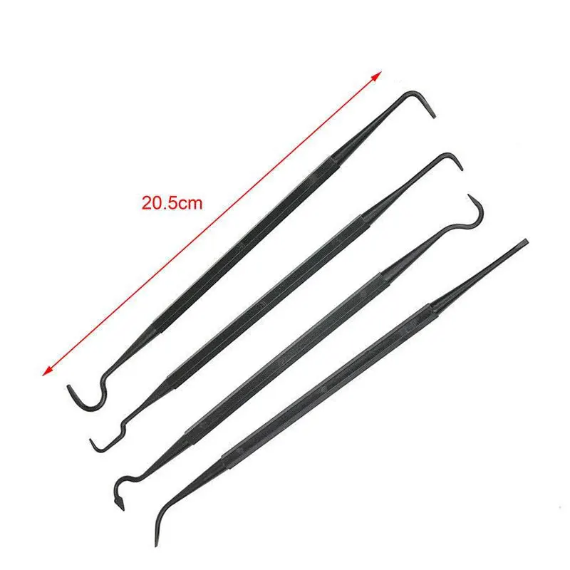 

4Pcs Tactical Gun Cleaning Needles Hooks Weapons Tube Gun Airsoft Cleaner Tool