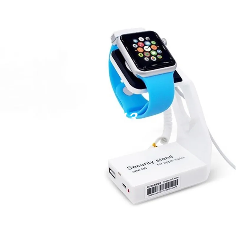 Белый цвет abs 3M стикер фиксированный на стол пульт дистанционного управления smartwatch держатель дисплея с сигнализацией