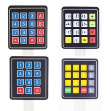 4*3 4*4 1x4 4 ключа 16 матричный мембранный переключатель клавиатуры панель управления SCM Расширенная клавиатура