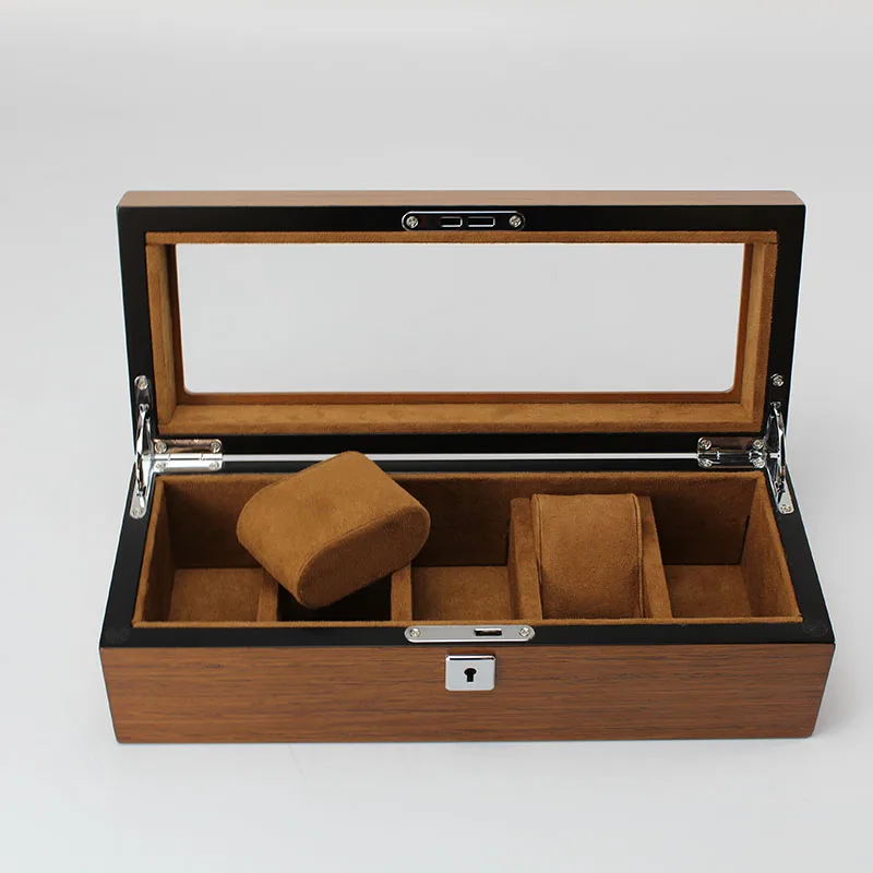 wooden display watches case