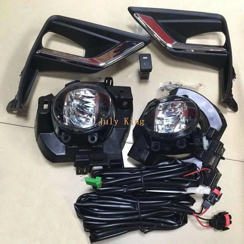 July King Car 10W LED Fog Lamp Assembly With Cover Case for Toyota Land