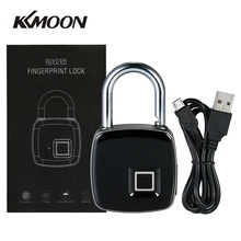 USB Перезаряжаемый смарт-замок без ключа с отпечатком пальца IP65 Водонепроницаемый Противоугонный замок для безопасности двери чехол для багажа Замок