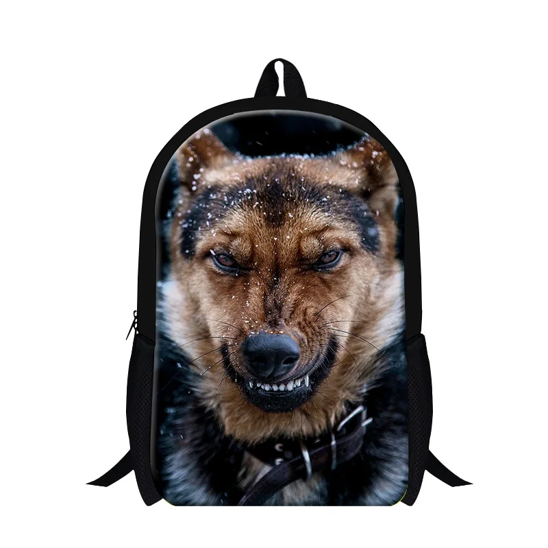Dispalang Hot 3D dog pattern school backpacks for children cute bookbag