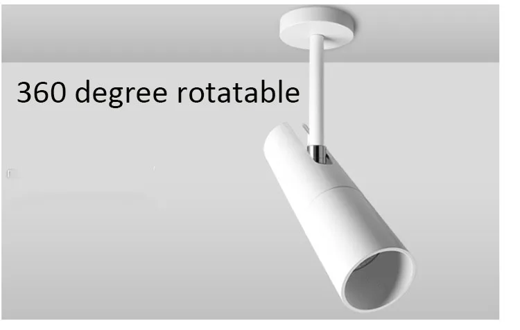 Монтируемый на поверхности вращающийся светодиодный точечный потолочный светильник регулируемый 3 Вт 5 Вт 7 Вт потолочный светильник для гостиной фон для кухни