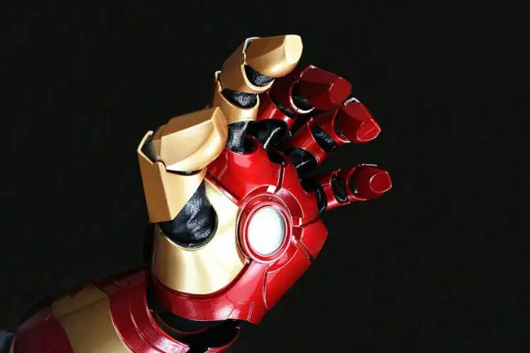 [Best] Мстители MK42 XLII 4 носимый бластер рукавица рука Cattoys Mark42 рука правая/1/1 светодиодный бронированная рука для перчаток Железного человека