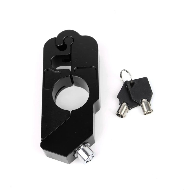 

Handlebar Lock Scooter Brake Security Theft Protection For Motorcycle Black