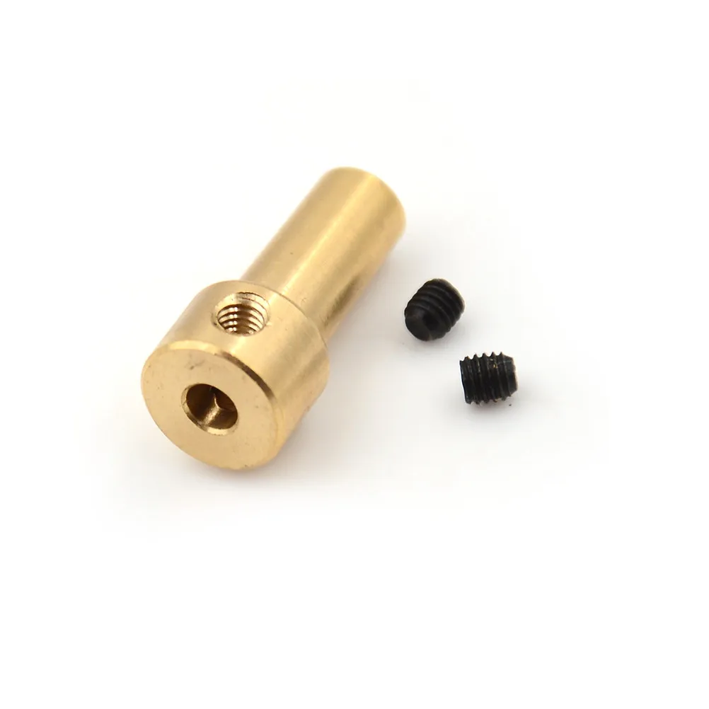 Brass 2.3mm Electric Drill Chuck JT0 Coupling Motor Shaft Coupler Clamp