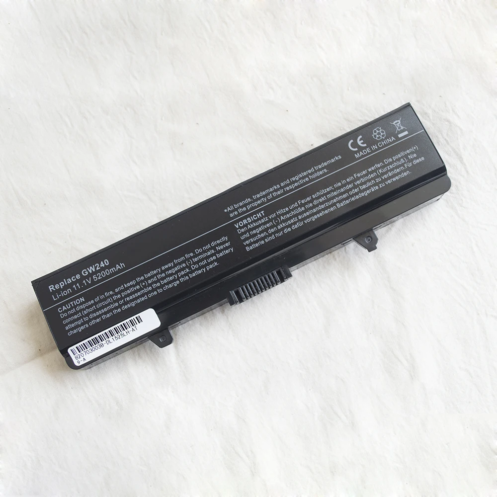 Аккумулятор для ноутбука Dell GW240 297 M911G RN873 RU586 XR693 Inspiron 1525 1526 1545 1546 1440 M873 C601H UK716