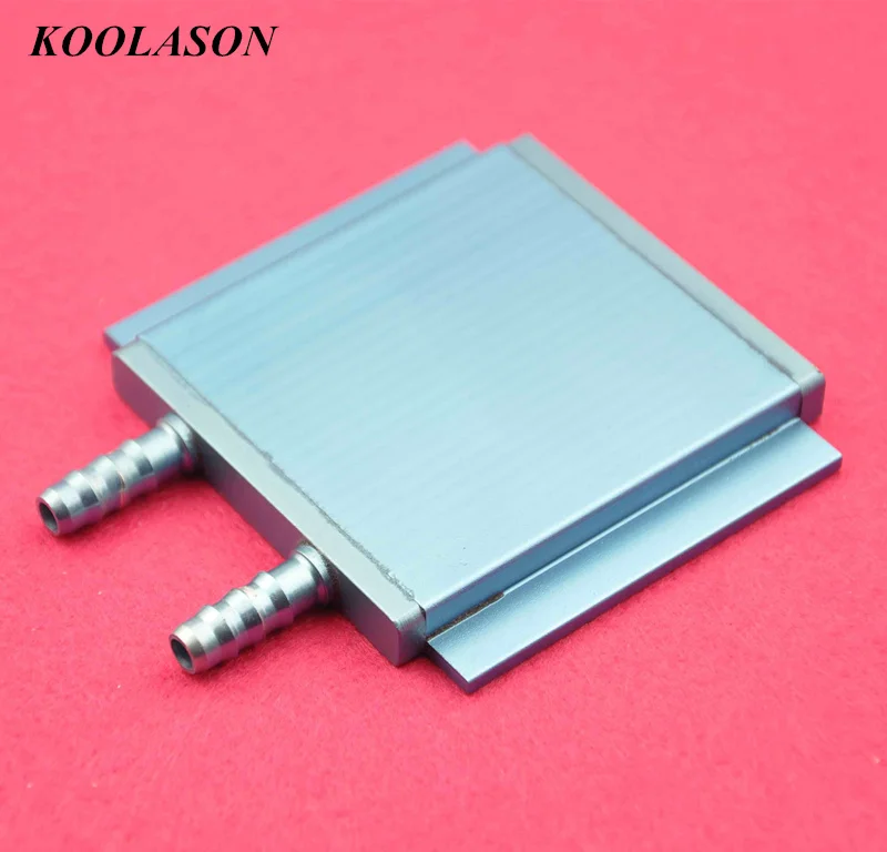 

76X68X8MM Computer Aluminum water cooling block exchanger CPU Peltier Graphics card semiconduc radiator Heat sink