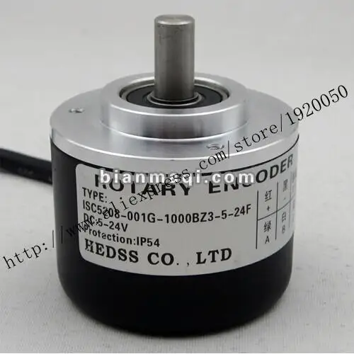 

ISC5208-001G-2000BZ3-5-24F photoelectric encoder pulse solid shaft 8mm 2000