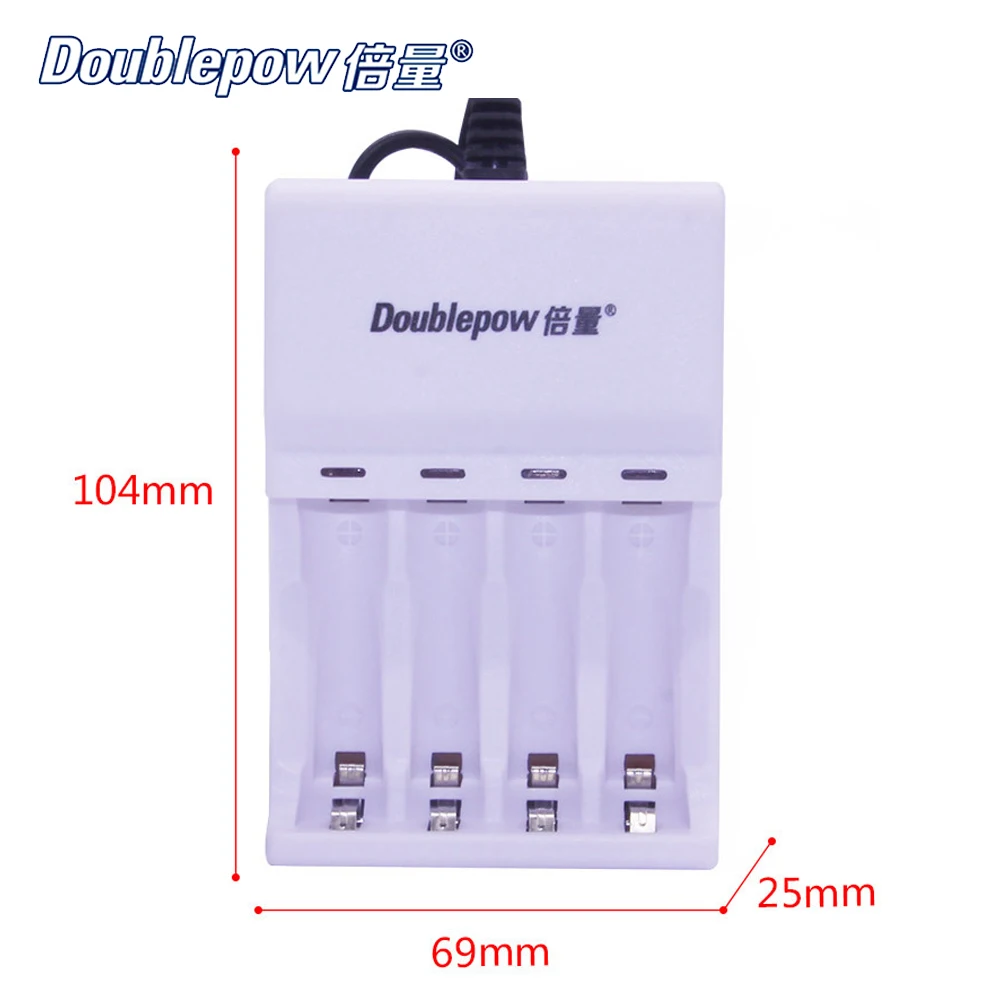 Перезаряжаемые Аккумуляторы AA Ni MH + зарядное устройство с 4 слотами USB для