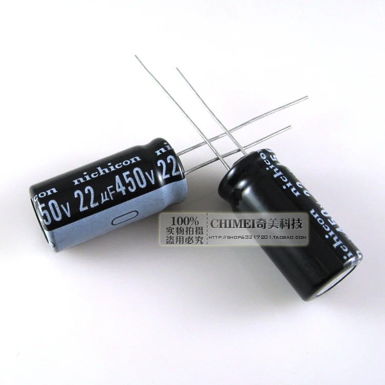 Электролитический конденсатор 450V 22 мкФ конденсатор