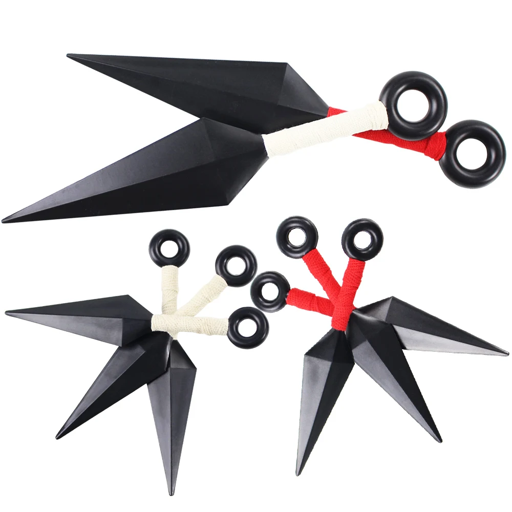 

13-26cm 1pcs or 3pcs/lot Naruto kunai Plastic figure model toy Japanese ninnja Cosplay Weapon Props PVC Figure Model Toy for boy