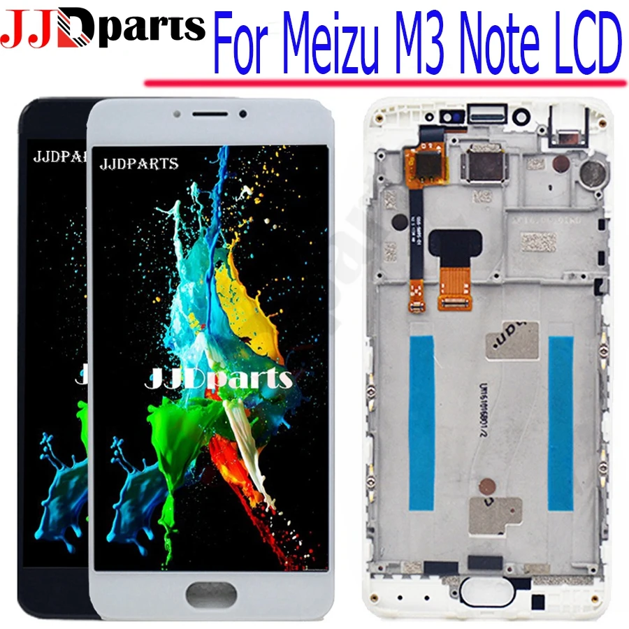 MEIZU L681H LCD Meizu M3 Note дисплей кодирующий преобразователь сенсорного экрана в сборе +