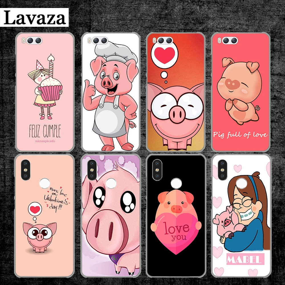

Lavaza the funny pink pig birthday phrases Hard Case for Xiaomi Redmi 4A 4X 5A S2 5 Plus 6 6A Note 3 4 7 Pro Prime
