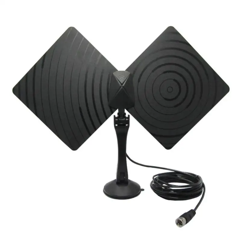 

50 Miles Flat Indoor TV Antenna HDTV Digital TV Signal Reception High Gain Amplifier TV Antennas 174-240MHz/470-860MHz