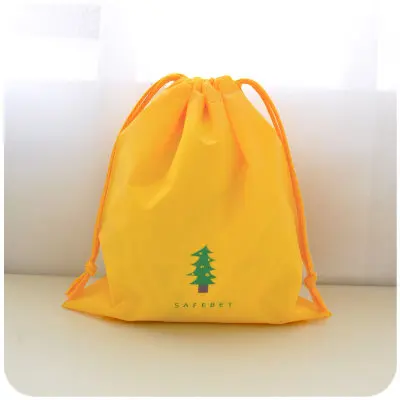 1 шт. мультяшная сумка на шнурке, дорожная сумка для хранения, переносная сумка для хранения одежды, отделочные багажные сумки, водонепроницаемая сумка для одежды, сумка для обуви - Цвет: S 24x21cm