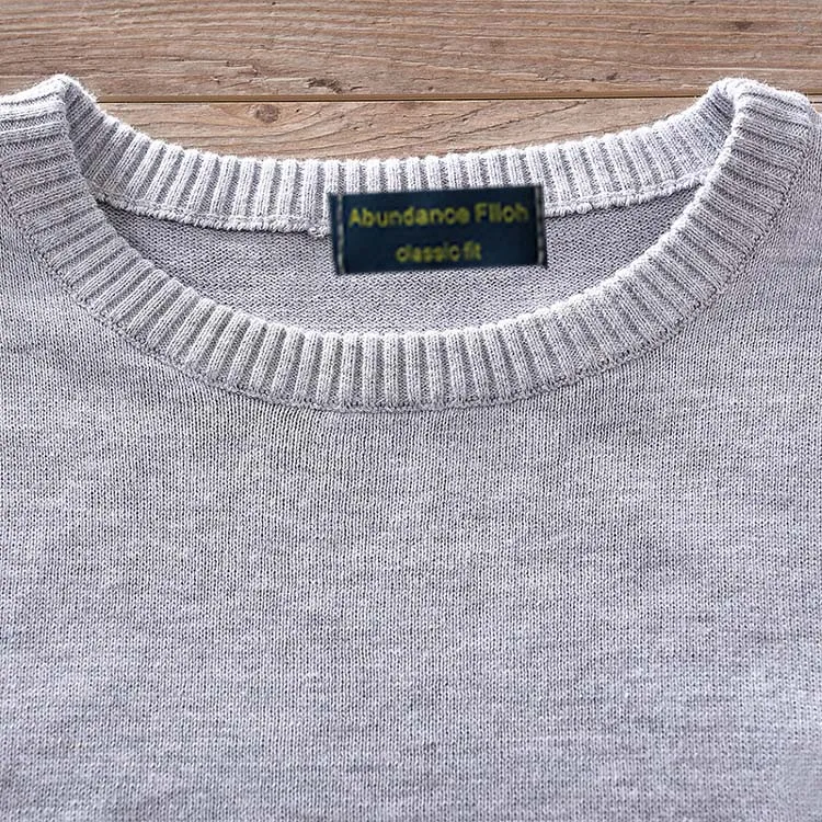 Men's Cotton Sweater Men Long Sleeve Pullovers Outwear Man O-Neck sweaters Tops Loose Solid Fit Knitting Clothing 8Colors New