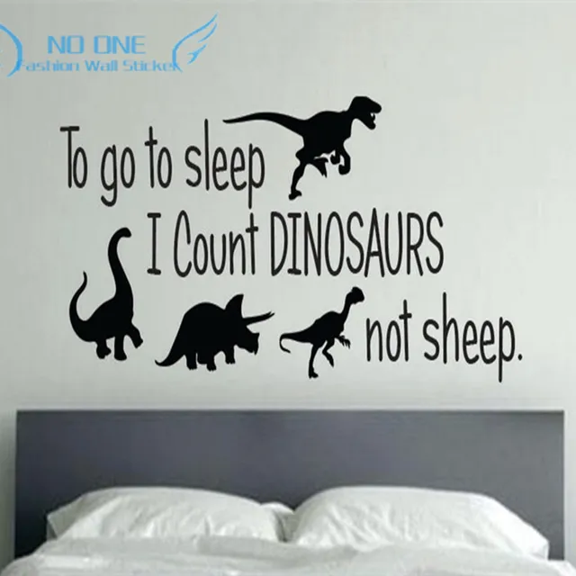 Dinosaurus slaapkamer Decor, Wall Art Muursticker Kids voor Baby ... Dinosaurus slaapkamer Decor, Wall Art Muursticker Kids voor Baby ...
