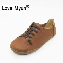 Женская обувь на плоской подошве; Коллекция года; женская обувь из натуральной кожи с круглым носком на шнуровке; женские мокасины на плоской подошве; женская обувь; 742