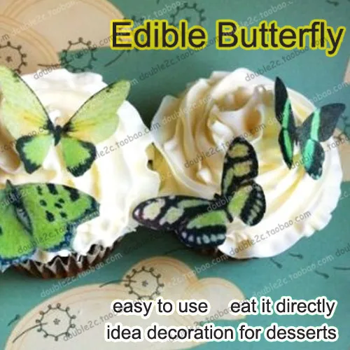 Mini Decoration De Gateau Papillon Comestible De Paques 41 Pieces 3d Idee De Decoration Papier En Forme De Plaquette Pour Gateau Aliexpress