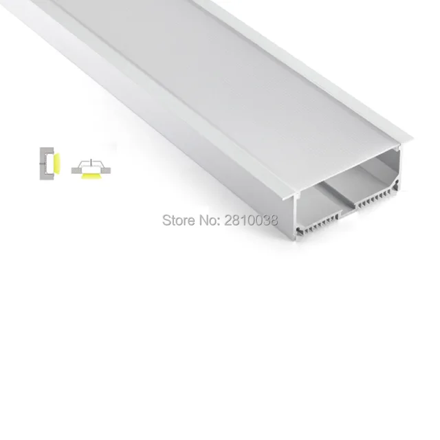 $US $284.01 10 Sets/Lot T style Anodized LED aluminium profile 1M and Extruded led strip aluminium profile for ceiling or wall lights