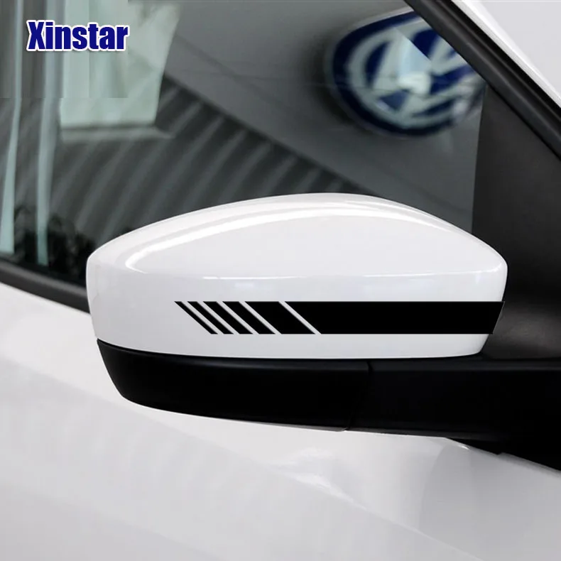 2pcs car rearview mirror sticker for Mercedes Benz AMG w204 w211 W210
