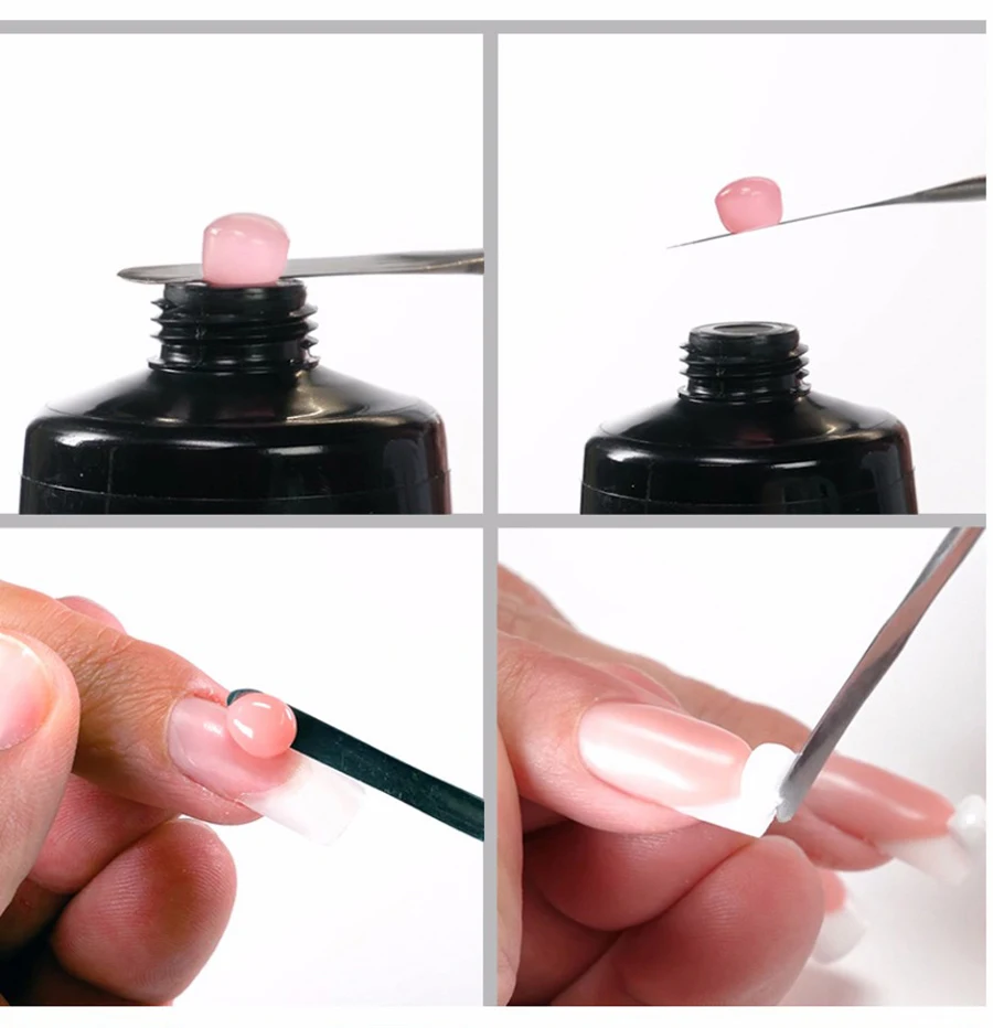 1 шт. 30 мл функциональная серия полигель-лак для ногтей розовый цвет прозрачный Кристальный УФ светодиодный акриловый гель для наращивания накладных ногтей