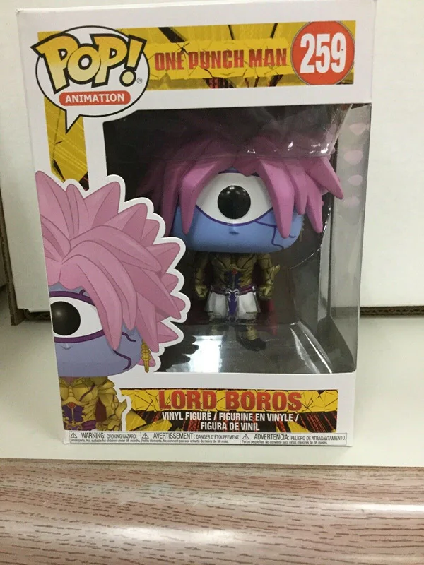 Официальный Funko pop Аниме: One Punch Man-Lord Boros Виниловая фигурка Коллекционная модель игрушки с оригинальной коробкой