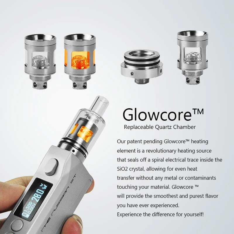 Longmada Glowcore Atomizer Tank Wax 510 Thread Starter Kit Quartz Boiler Core Rapid Heating Coils For 20-35W Box Mod Pen Battery Longmada Glowcore Atomizer Tank Wax 510 Thread Starter Kit Quartz Boiler Core Rapid Heating Coils For 20-35W Box Mod Pen Battery