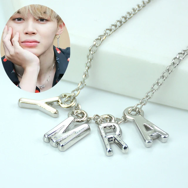 BTS necklace, BTS Jimin necklace, BTS Jimin fashion