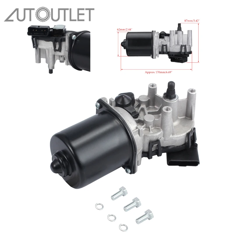 Автомобильный мотор стеклоочистителя переднего стекла AUTOUTLET для Nissan Qashqai + 2 MK1 J10 1