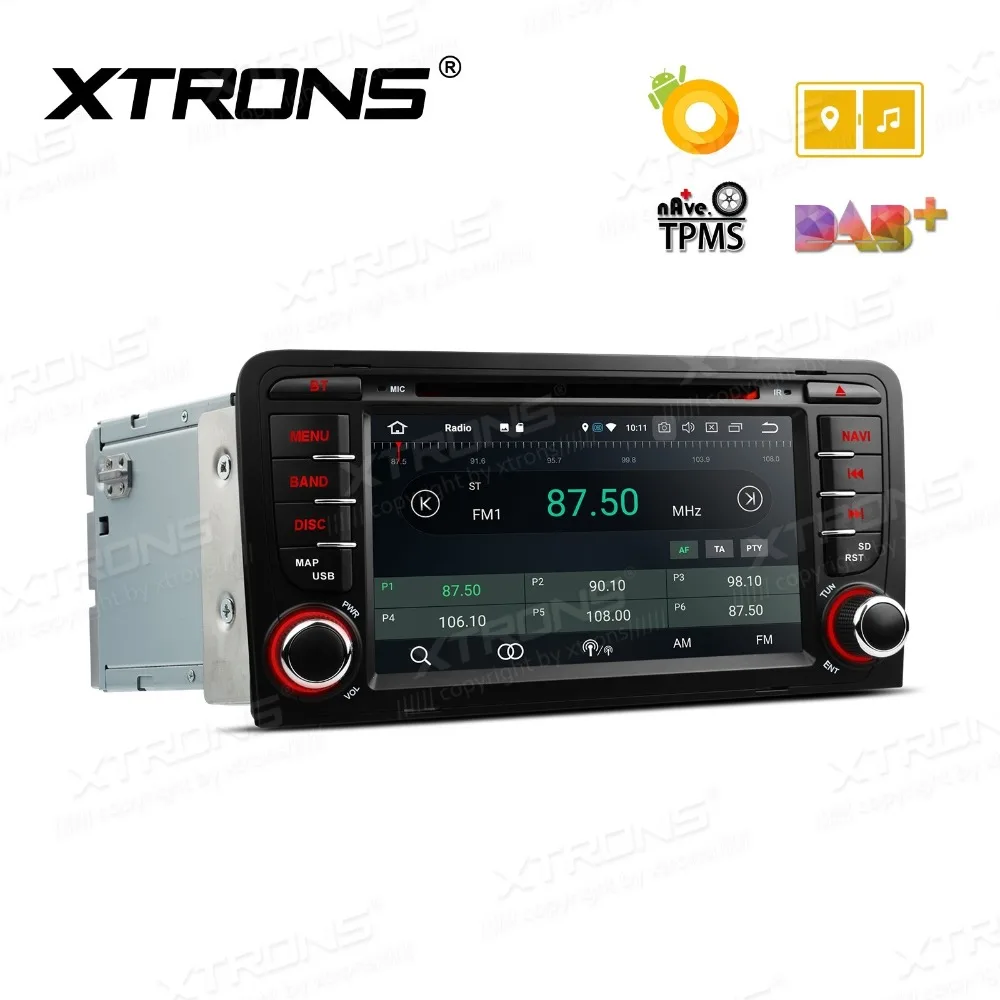 Cheap XTRONS 7" HD Android 8.0 Octa Core GPS Radio Car DVD Player for Audi A3 2003 2004 2005 2006 2007 2008 2009 2010 2011 2012 S3 RS3 3