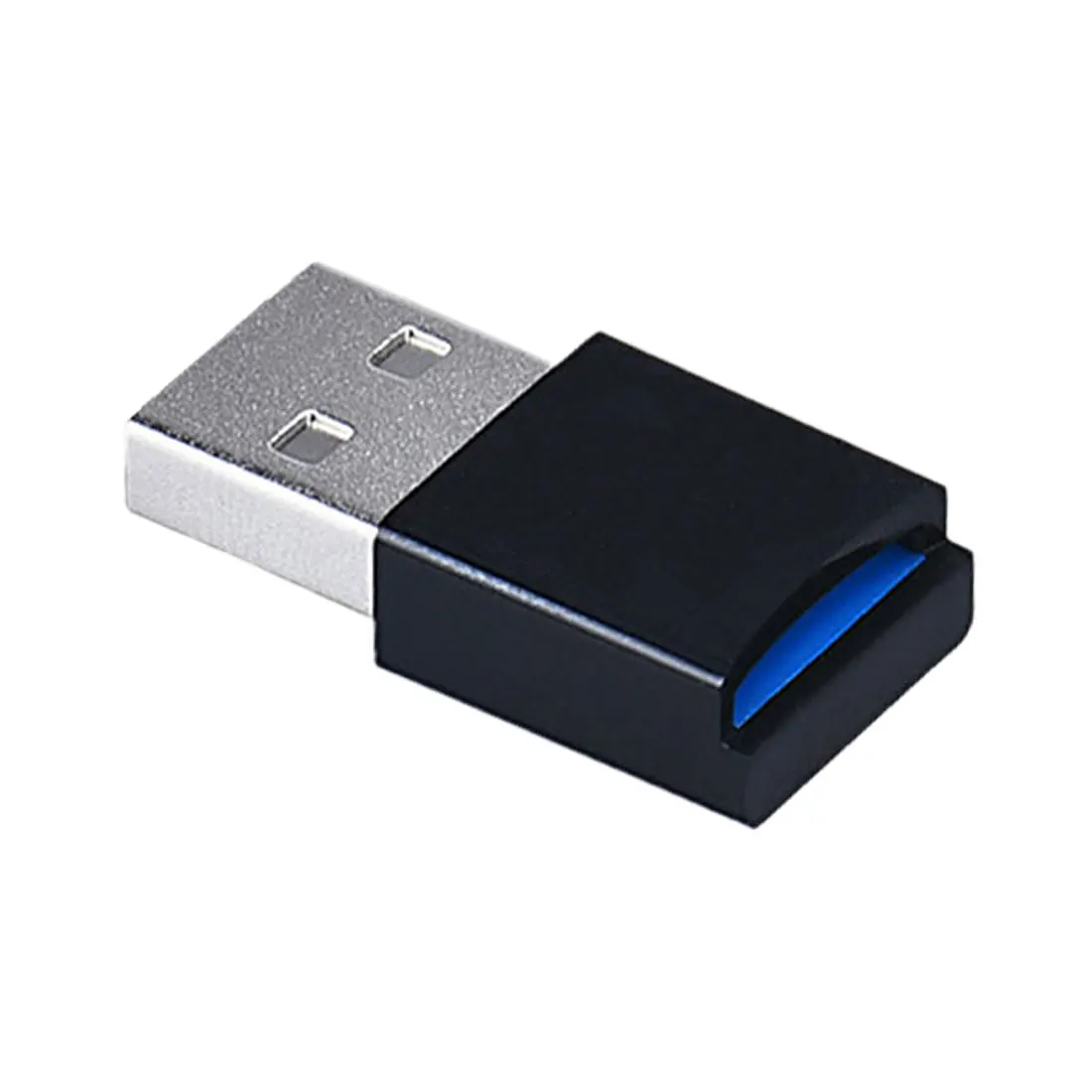 Высокоскоростной USB 3,0 интерфейс Micro SD TF T-flash считыватель карт памяти адаптер легкий портативный мини-считыватель карт памяти - Цвет: Black