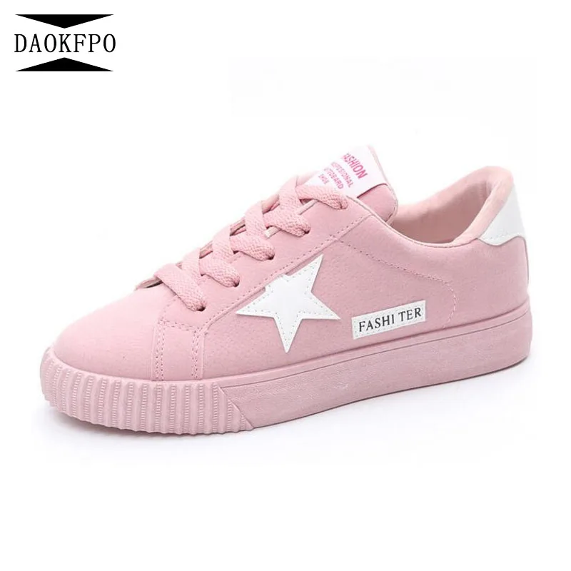 

DAOKFPO Fashion Women Sneakers Women Casual Shoes Comfortable Damping EVA Soles Platform Shoes For All Season Hot Selling NVF-08