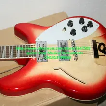Лучшая китайская гитара роскошная модель 360/12 струнная электрогитара Полу полый Черри взрыв