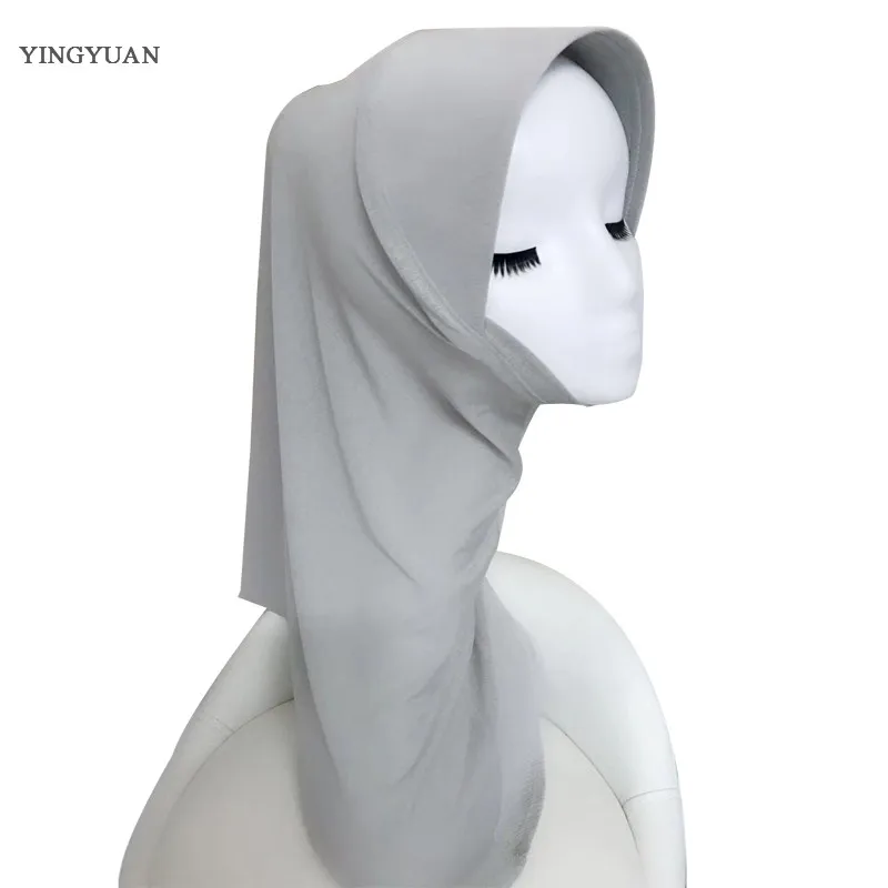 TJ75 новые удобные мусульманские хиджабы Шарф женская обувь высокого качества; женские шелковые шарфы showl(без Броши